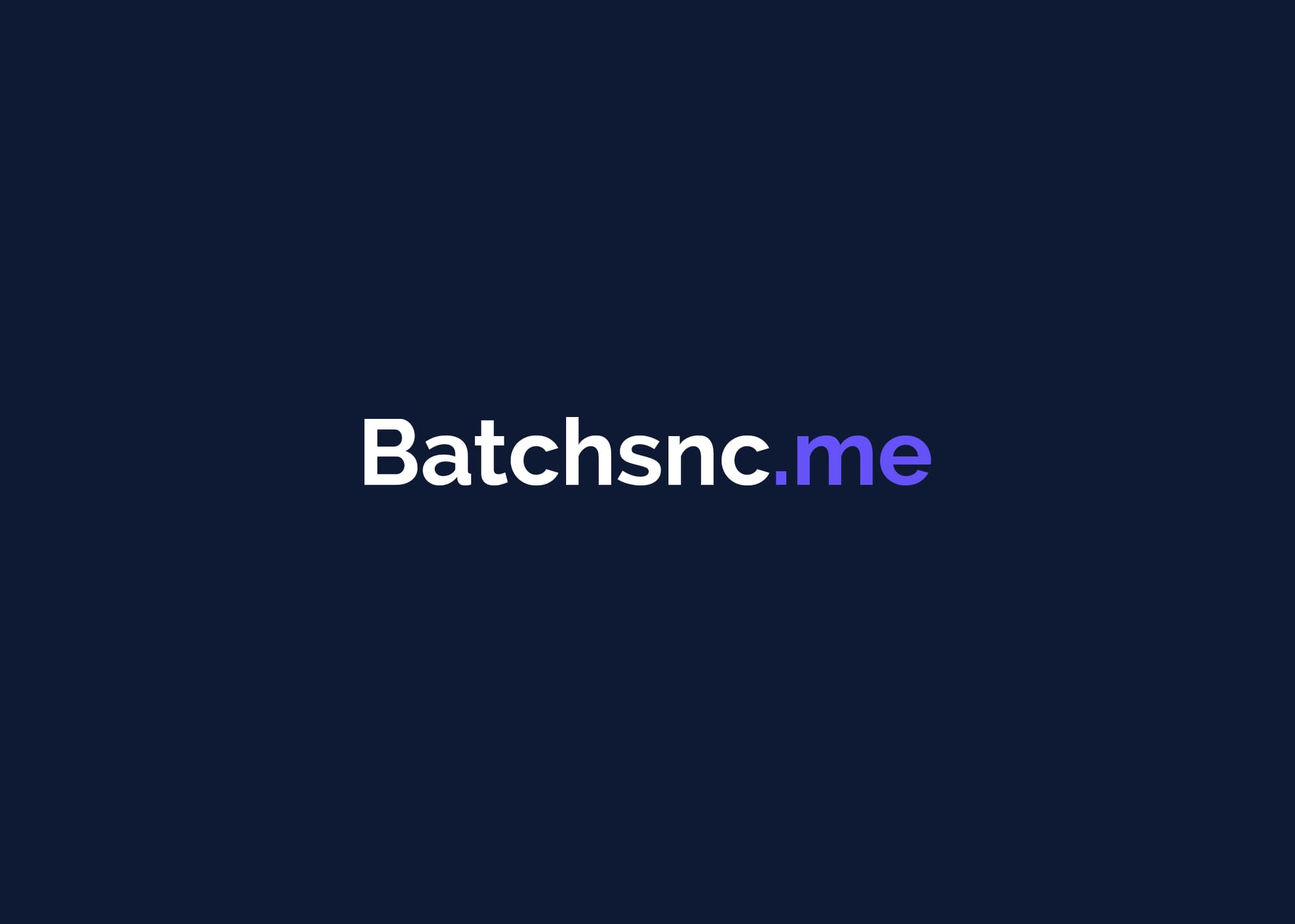 Batchsnc Logo